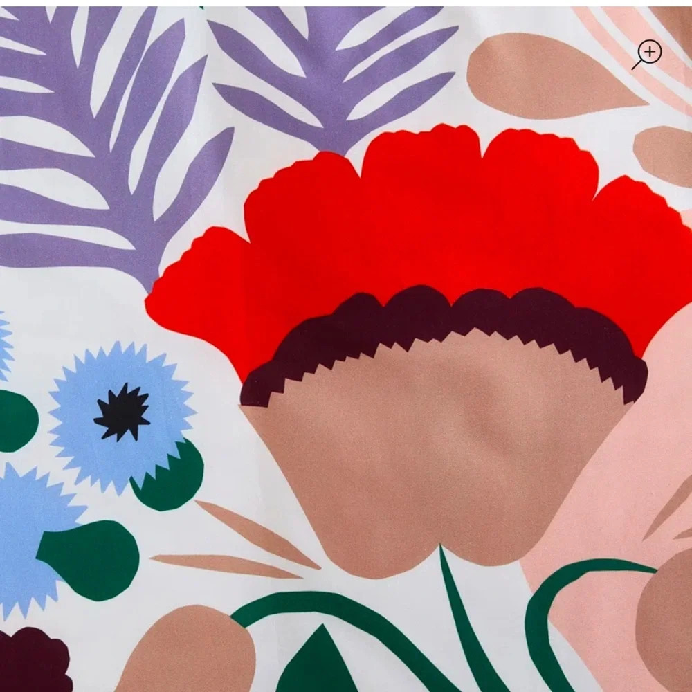 NEW Marimekko Ojakellukka KING Duvet w/2 shams.Reversible RARE NO OFFERS - Picture 10 of 12